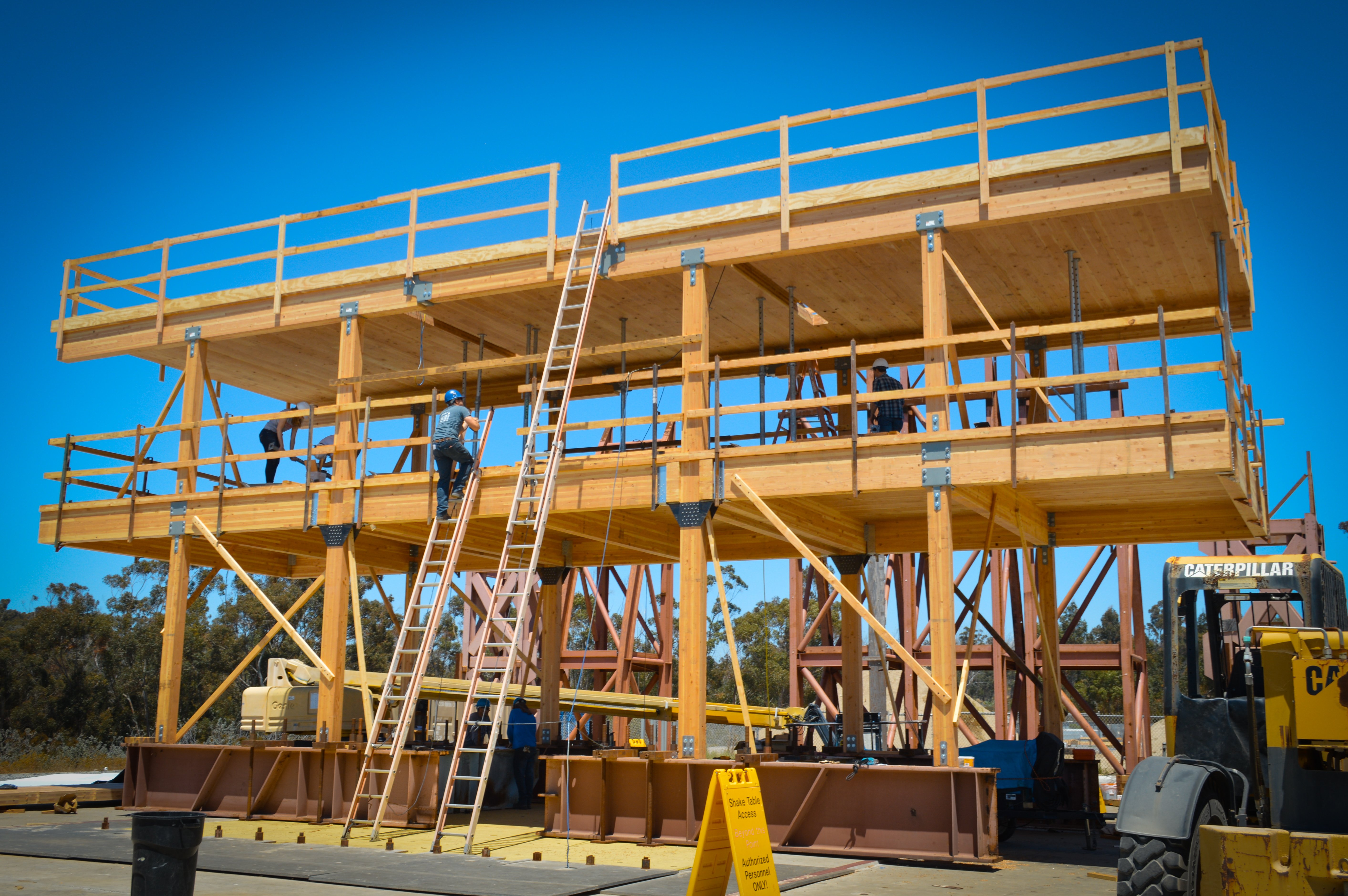 UC San Diego Shake Table Test | Photo credit: Jacobs School of Engineering, UC San Diego